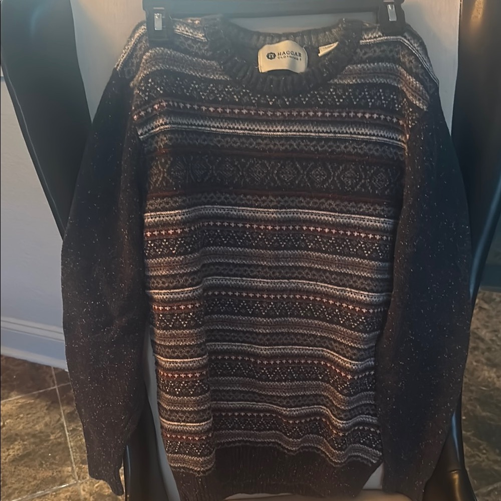 Haggar Men's Patterned Sweater